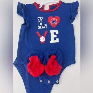 Cubs Onesie with socks